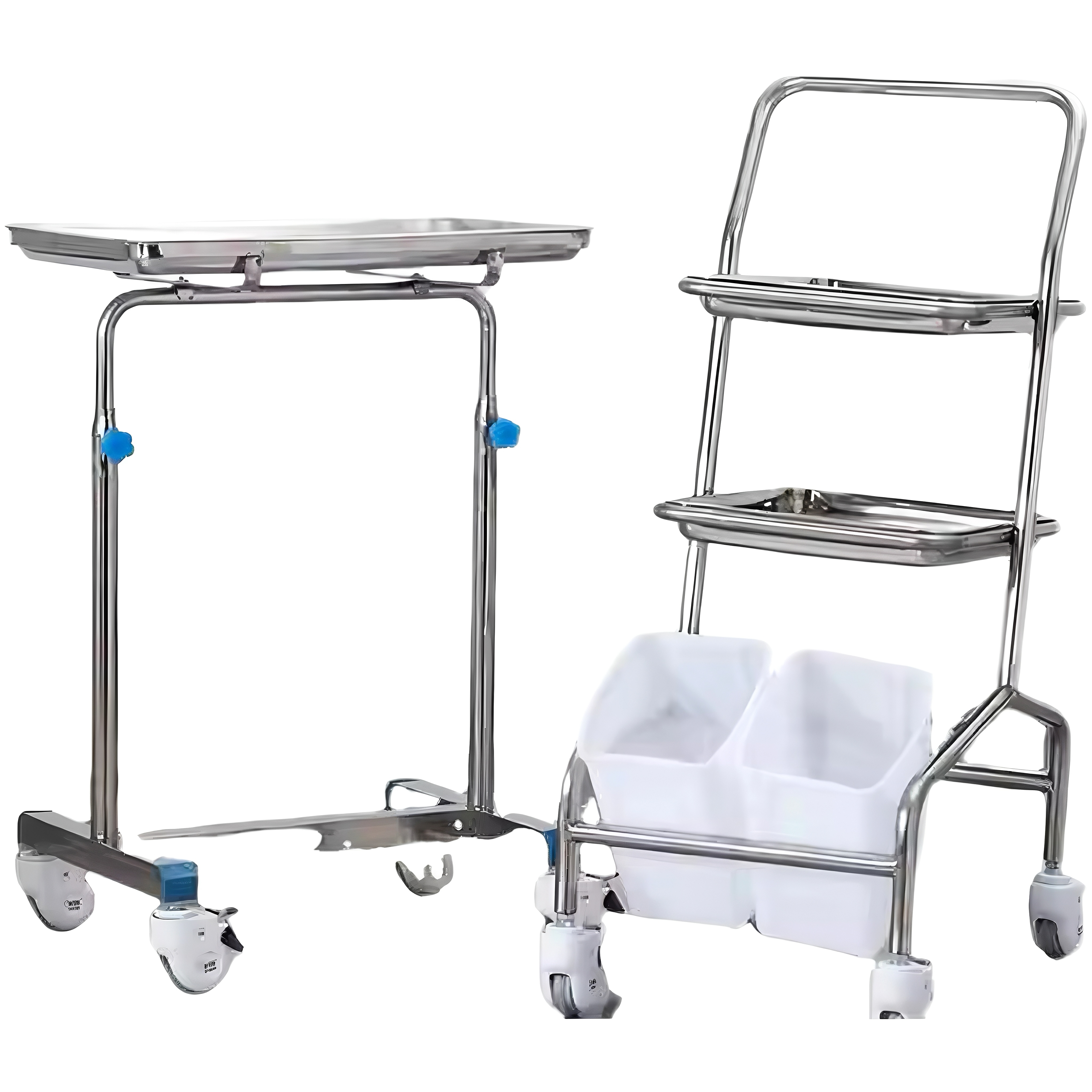 Medical wheel tray