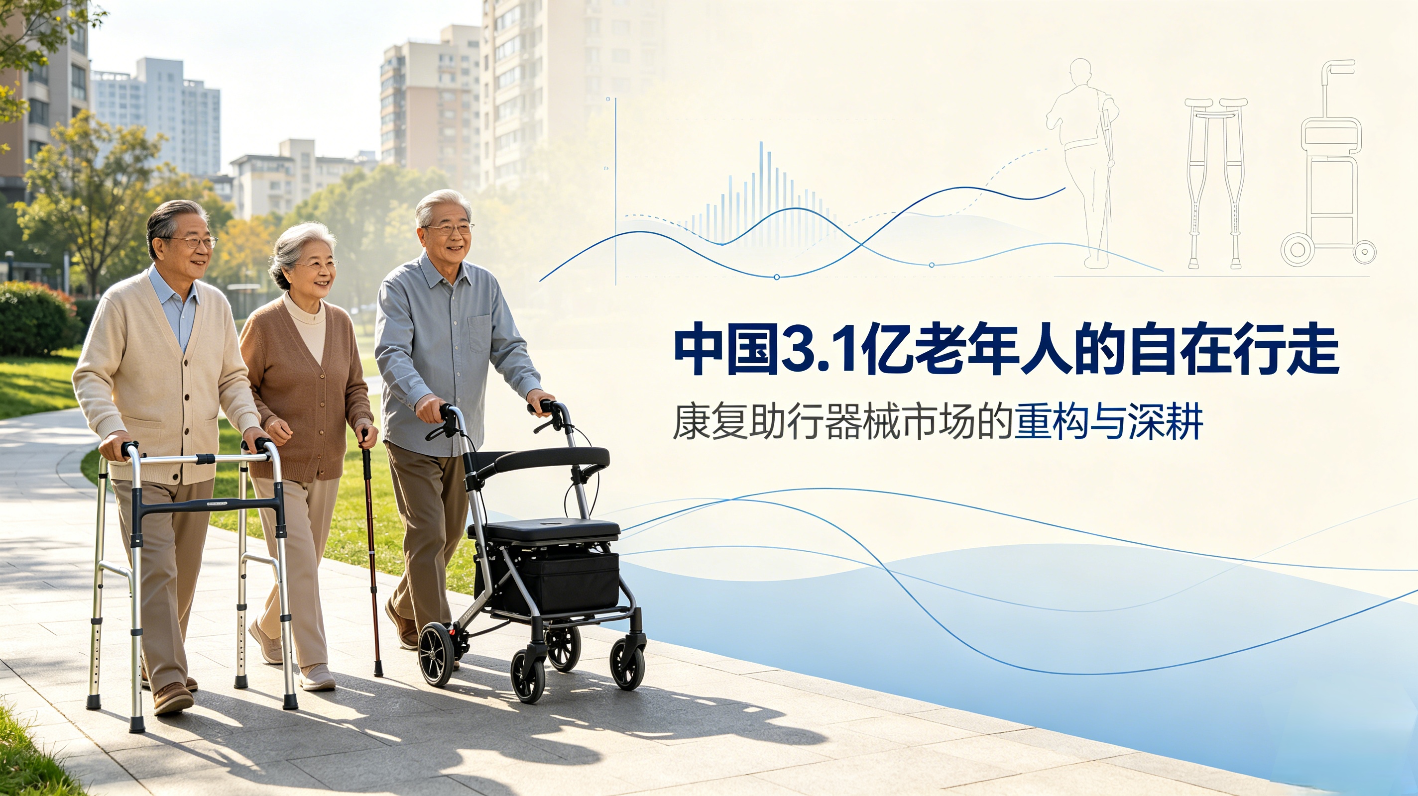 310 Million Elderly Chinese: Restructuring & Deep Cultivation of Rehabilitation Walking Aid Industry