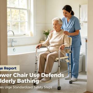 Global Silver Age Watch: Proper Use of Shower Chairs Safeguards Dignity of Disabled Elderly in Independent Bathing