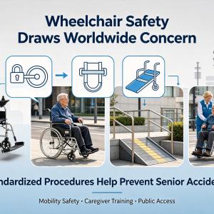 Overseas Attention Drawn to Wheelchair Safety: Proper Operation Cuts Senior Accident Risks