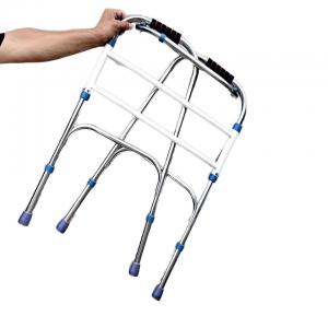 Walking Rollator Walker Mobility Aids Disabled for Elderly Adults Seniors Equipment Old Man Frame Patient Aluminum China Knee