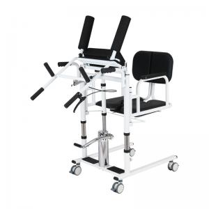 Portable Medical Hydraulic Move Toilet Patient Transport Lift Transfer Chair With Commode Home Bath Toilet Elderly Wheelchair