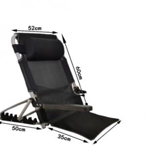 Portable Easy Folding Lawn Fishing Compact Foldable Recliner Backpack Backrest Outdoor Lounge Beach Camping Chair With Footrest