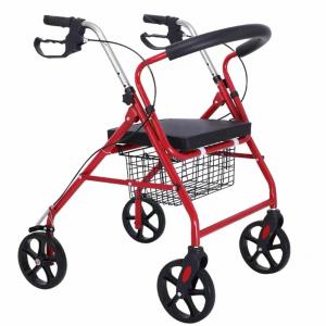 Walkers For Elderly People Security Roll Wheel Walker With Seat Adult High Quality Walkers Rollator Factory Direct Aiding