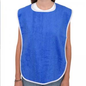 OLF Adult Apron Reusable Waterproof Elderly Bib Adult Female Male Elderly and Disabled Adult Bib