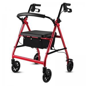 Adjustable Aluminum Walking Frame Stand Portable Walker for Adults Disabled Walker Wholesale Bulk order OEM ODM Factory direct Made in china manufacturers suppliers Free Sample Customized Pricelist qu