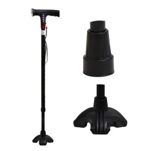 China Wholesale Comfortable Adjustable Aluminum Underarm Crutches Axillary Crutches For Injuried Elderly