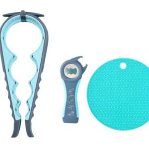 Commercial Can Opener Manual Heavy Duty Swing Grip Design Hand Can Opener Includes Built in Bottle Opener