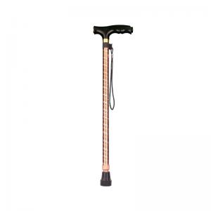 Non-slip Crutches with Light Aluminum Single Leg Crutches for the Elderly Are Portable and Adjustable