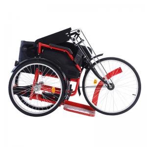 China Comfortable Customizable Manual Handicap Tricycle Easy-To-Carry Manual Wheelchair Reversing Rehabilitation Equipment