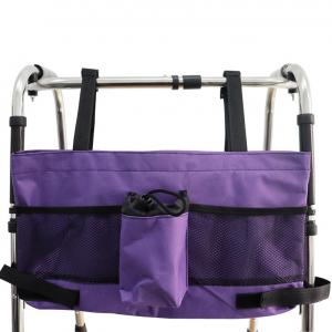 Multicolor Thermal Storage Hanging Walker Bag for Elderly Wheelchair Rehabilitation Therapy Supplies