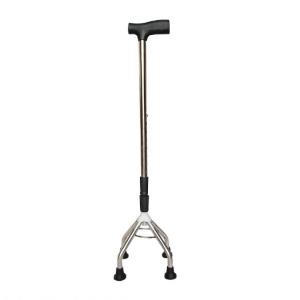 Direct Sales by Manufacturer Telescopic Stainless Steel Crutches Four-Legged Portable Cane for Elderly Rehabilitation Therapy