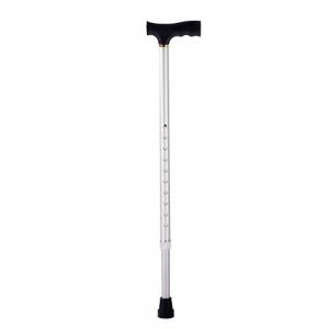 Ergonomic Handle Aluminium Adjustable Elderly Elbow Crutch Comfortable Rubber Stick Walker/Cane for Rehabilitation Therapy