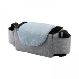 Multi-Pocket Walking Storage Trolley Hanging Bag Wheelchair Armrest Side Hanging Storage Bag for Rehabilitation Therapy Supplies