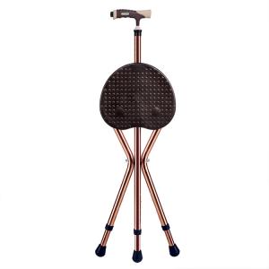 Senior Aluminum Alloy and Stainless Steel Walker Walking Cane Chair for Rehabilitation Therapy Supplies