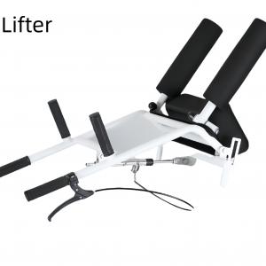 New Design Portable Medical Hydraulic Move Toilet Patient Transport Lift Transfer Chair with Commode