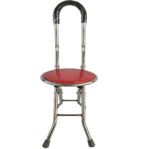 Stainless Steel and Aluminum Alloy Cane Stool New Walking Aid for Elderly and Rehabilitation Treatment Supplies