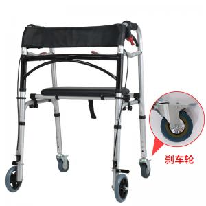Hydraulic Lift Multi-functional Elderly Walking Aid Stand Hemiplegia Stroke Patient Convenient Rollator Walker for Disabled