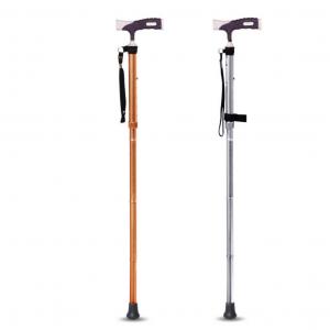 Lightweight Folding Elderly Crutches Medical Flexible Foldable Collapsible Cane Rehabilitation Walking Folding Cane
