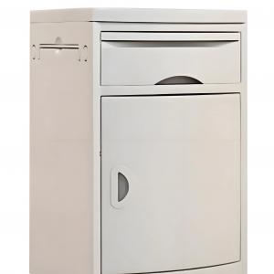Wholesale Hospital Furniture Adjustable Bedside Nightstand Durable ABS Structure