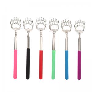 Stainless Steel Portable Retractable Itchy Scratching Household Four-section Scratching Back Rake Scratching Artifact