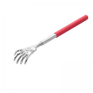 Tickle Four Section Retractable Elderly Tickle Massage Stick Stainless Steel Back Scratcher Tickle Rake