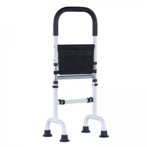 Hot Sale Dual-Bar Adjustable Metal Bed Assist Rail Seniors Elderly Safety Side Guard Pad OEM Home Rehabilitation Therapy Supply