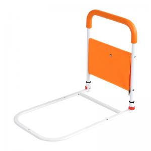 Hot Sale Dual-Bar Adjustable Metal Bed Assist Rail Seniors Safety Side Padding Guard Adults Rehabilitation Therapy Supply