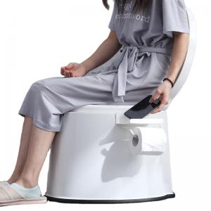 Safe and portable toilet chair adjustable height for patients' toilet chair aluminum toilet device for elderly people