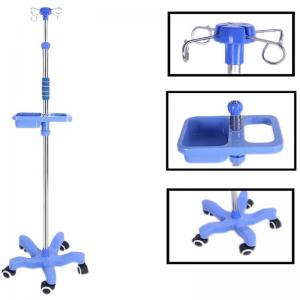 High Quality Stainless Steel Portable IV Pole Infusion Stand Quality Hospital Furniture at an Price for Clinics