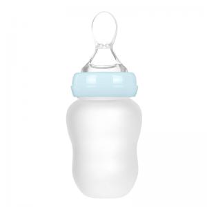 Wide mouth silicone rice paste feeding bottle soft head baby squeeze feeding supplement spoon elderly rehabilitation therapy