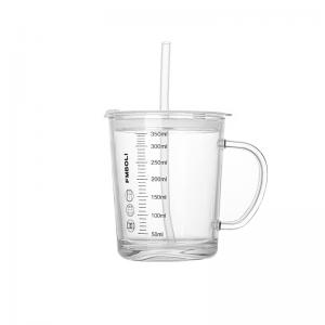 400ml adult scale glass milk cup elderly care home water cup rehabilitation treatment supplies