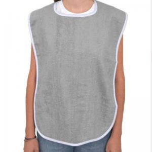 Factory wholesale washable bibs for consumption of reusable clothing protectors waterproof and extra-long adult bibs