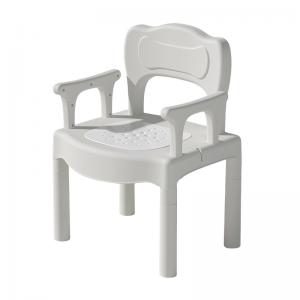 Aluminum Shower Bath Toilet Chair Seat for Elderly Comfortable On-Slip Pad Disabled Bathtub Stool-Bathroom Safety Equipment Sale