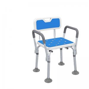 Direct Factory Sale Elderly Shower Bath Toilet Chair Seat with Bariatric Arms Bathroom Safety Equipment for Home Hospital Use