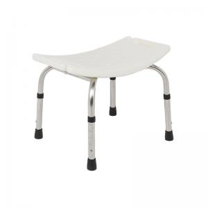 Shower Bath Toilet Chair Seat for Elderly Handicapped Portable Armrests Stable Bottom Height Adjustment Tools Bathroom Safety