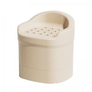 Portable Elderly Shower Bath Toilet Chair Adjustable Armrest Cross Folding Flip Features Heavy Duty Bathroom Safety Equipment