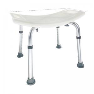 Bathroom chair Plastic Seat Safety Bath Height Adjustable Anodize Frame Non-slip Silla Para Ducha Aluminum shower chair