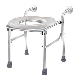 Elegant OEM ABS Folding Shower Seats Comfortable Texture Luxury Shower Cabin Bathroom Living Room Gym Apartment Workshop Entry
