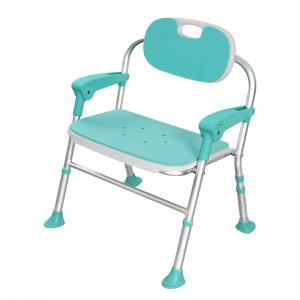 Multi-Functional Elderly Shower Bath Toilet Chair Seat Wall Mounted Foldable Mobile Transportation Bathroom Safety Equipment