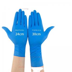 Wholesale 12-inch ultra-long thick nitrile gloves for household cleaning electronic rehabilitation treatment products