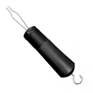 Rehabilitation Supplies Wire Loop Pull Through Button Hook Zipper Helper Rubber Grip Dressing Aid Disabled Individuals Elderly