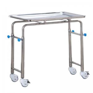 Universal Gas Spring Height Adjustable Hospital Rolling Mobile Tablet Monitor Medical Workstation Stand Cart Trolley