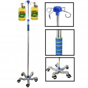 Best Medical Hospital Bed with 2 Crank Manual Adjustment Comfortable Inexpensive Hospital Furniture Made of Durable Steel/Metal