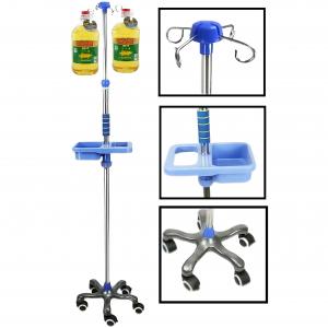 High Quality Hospital IV Pole Stand Infusion Pole Stand Adjustable Height Infusion Stand