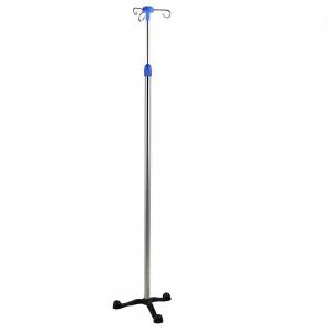 Hot Selling Manual Single Crank Hospital Bed with IV Pole ABS and Metal Aluminium for Clinics and Hospitals