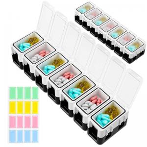 Portable removable combination Rubik's cube medicine box Cross-border portable storage jewelry box rehabilitation treatment supplies