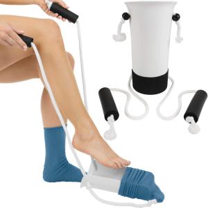 Durable Easy-On Assistant Slip-On Dressing Sock for Elderly Sick Disabled Pregnant Women's Rehabilitation Therapy Supplies