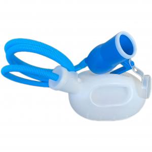 The highest quality 1000ml blue urinal for large capacity and lids for elderly pregnant women and children, female urine receiver