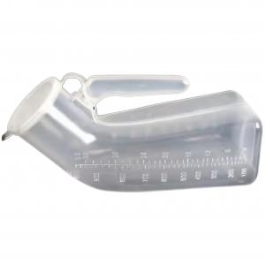 Reusable male urinary bag silicone urine funnel urinary collector with catheter for elderly men's hygiene
